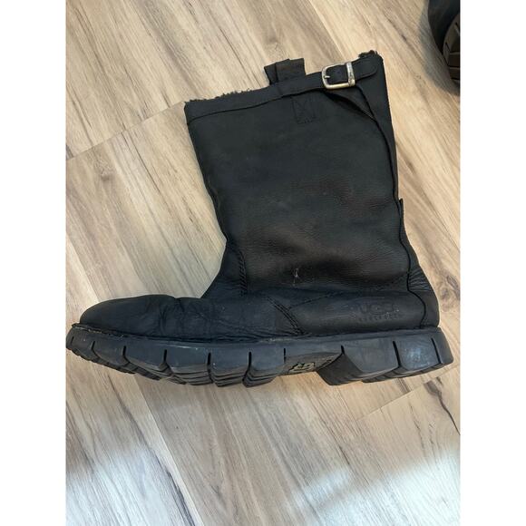 Ugg Australia black leather winter boots 5519 Men’s 13 Moto Insulated main image 6
